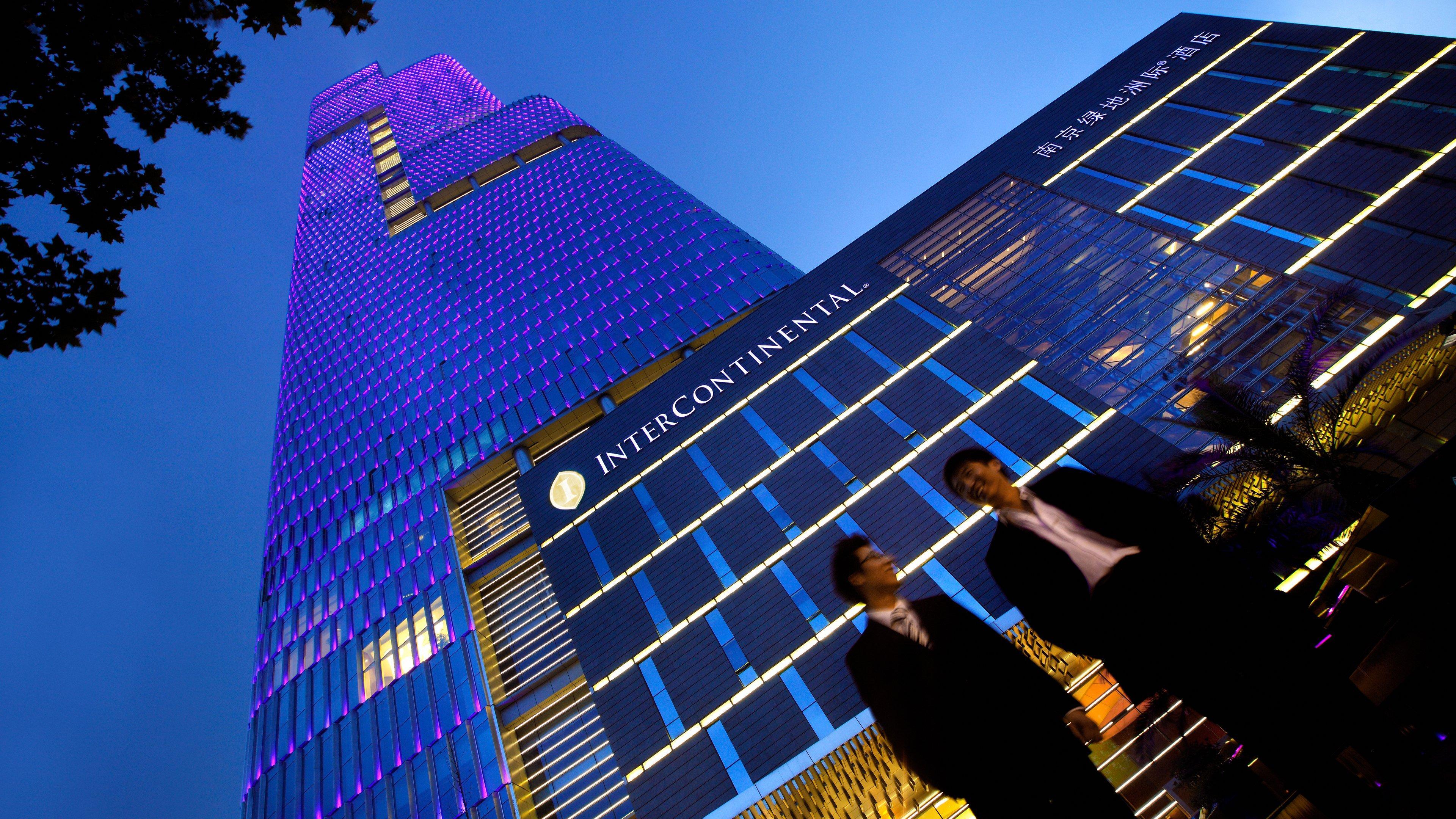 Hotel Intercontinental Nanjing By Ihg Exterior foto